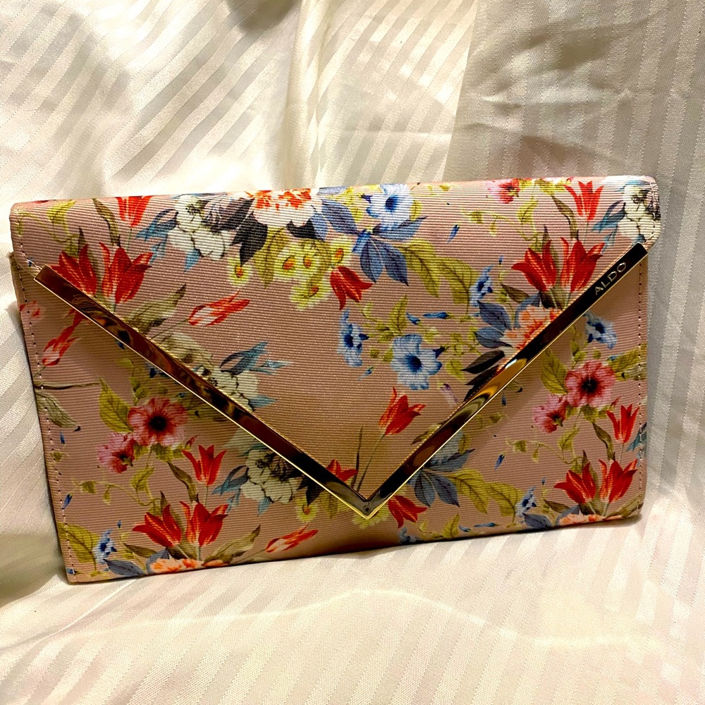 Aldo Floral Clutch - shoes sold separately